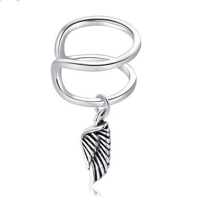 Angel Wings Single Ear Cuff