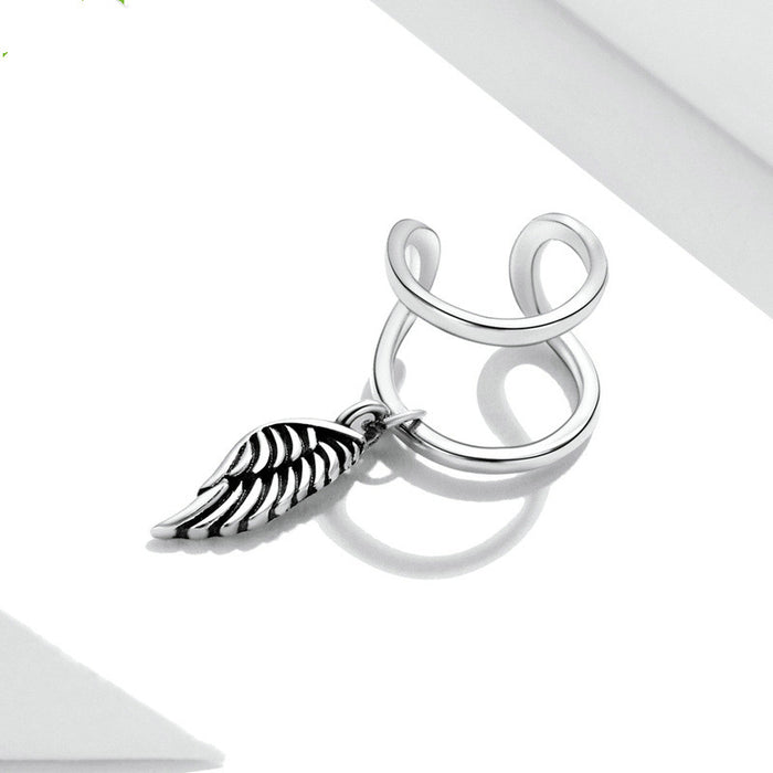 Angel Wings Single Ear Cuff