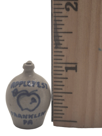 Applefest Franklin PA Ceramic Jug Handpainted
