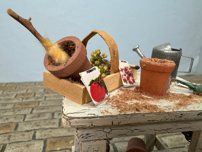 Artisan Handmade Decorated Gardening Table