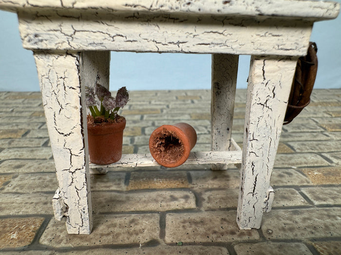 Artisan Handmade Decorated Gardening Table