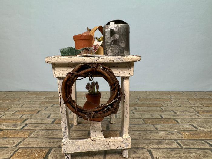 Artisan Handmade Decorated Gardening Table