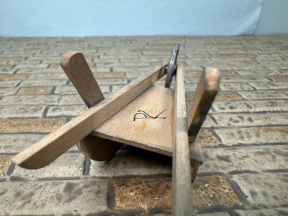 Artisan Handmade Signed Hand Painted Wheelbarrow