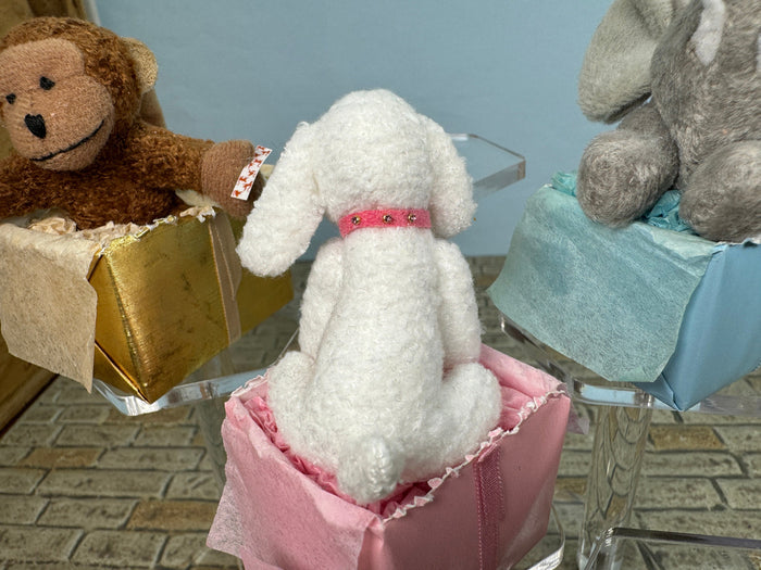 Artisan Handmade Stuffed Animal Present Boxes