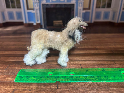 Artisan Made Afghan Hound Dog