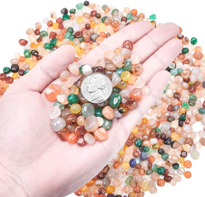 Assorted Crystal Pebbles Stones, 8mm-10mm