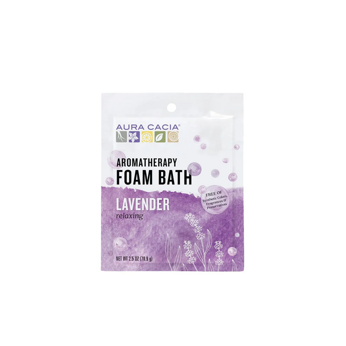 Aura Cacia Aromatherapy Foam Bath Lavender Relaxing 70.9g
