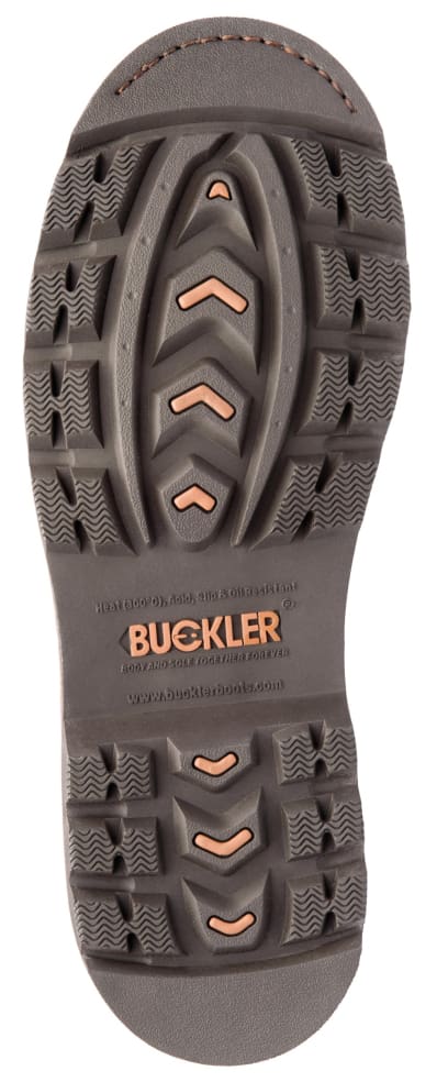 B1555 buckbootz tough as nails sb p hro src light brown safety dealer boot