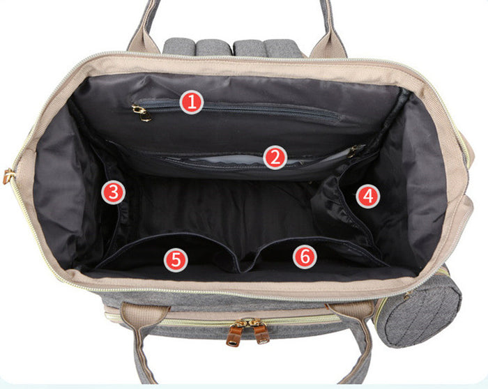 BA025 - Mummy Backpack With Foldable Crib