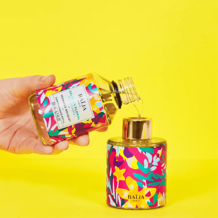 Baija Delirium Floral Wood Sticks Diffuser Refill - 200ml