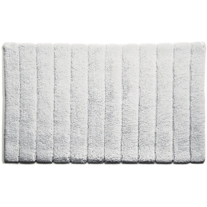 Bamboo Stripe White Bathmat 1