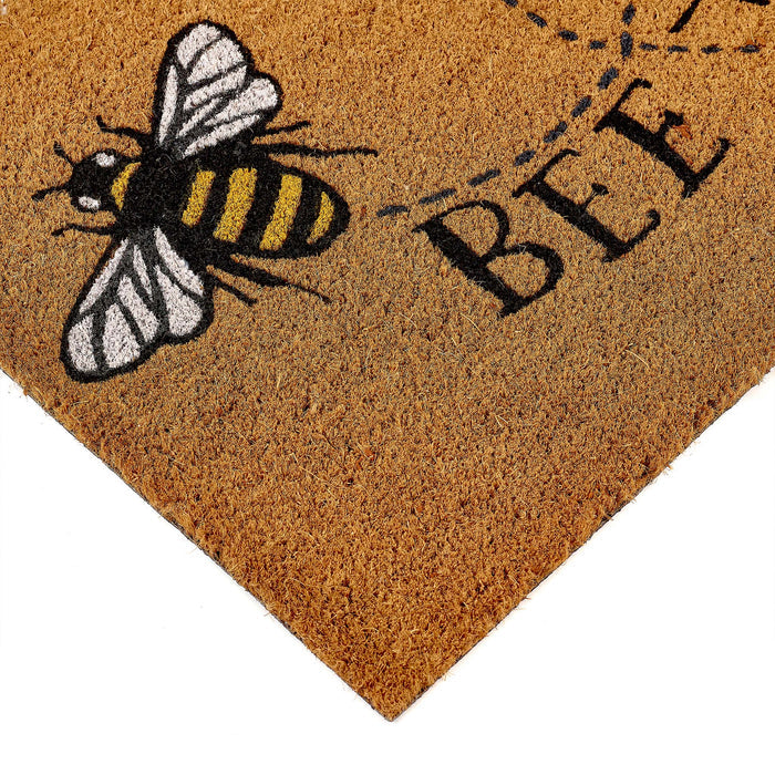Bee Happy Coir Doormat 4