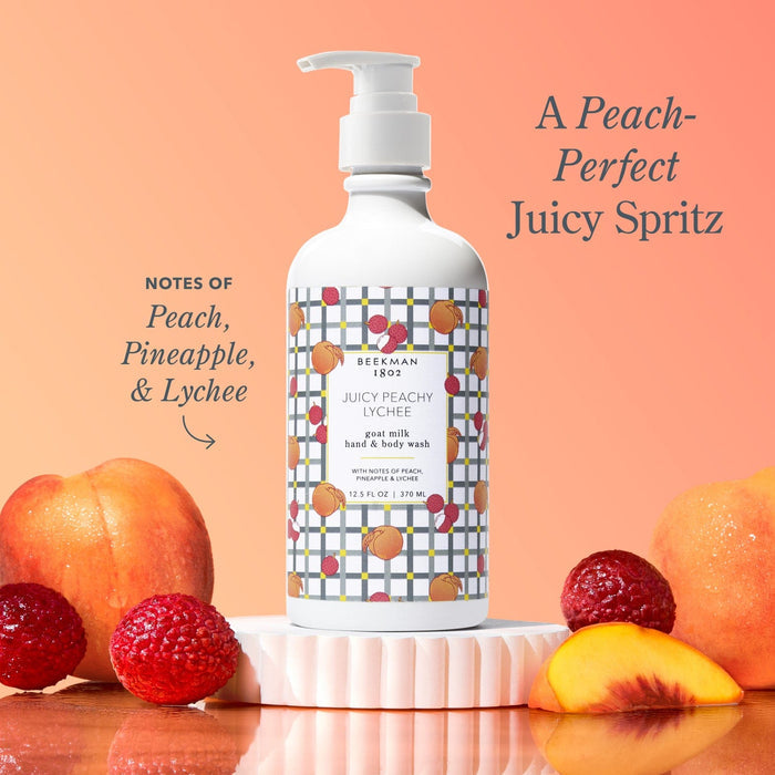 Beekman 1802 Juicy Peachy Lychee Hand & Body Wash