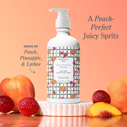 Beekman 1802 Juicy Peachy Lychee Hand & Body Wash