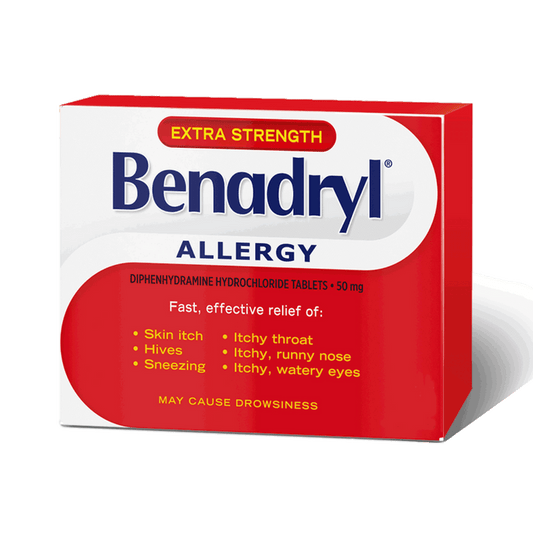 Benadryl: Extra Strength Allergy Caplets