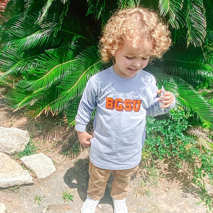 BGSU Block Infant Long Sleeve Tee