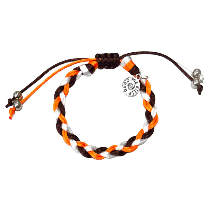 BGSU Thick Braid Bracelet