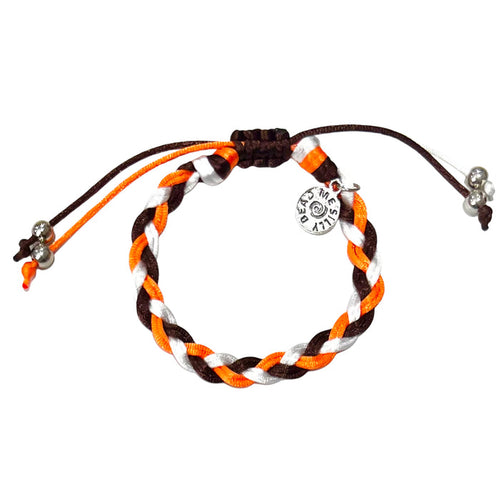 BGSU Thick Braid Bracelet