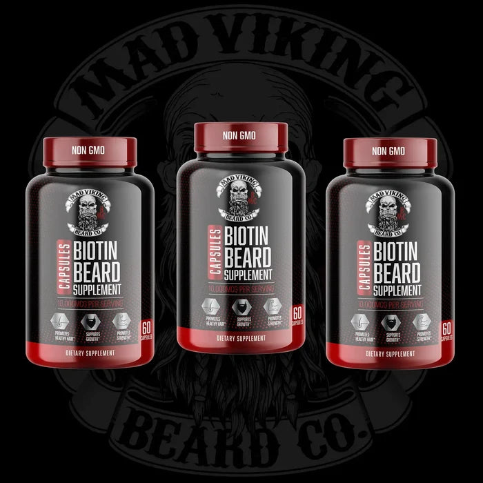 BIOTIN BEARD SUPPLEMENT 3 PACK