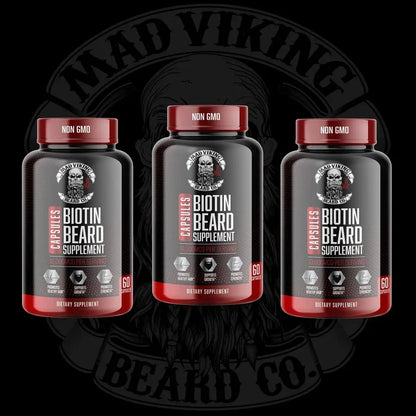 BIOTIN BEARD SUPPLEMENT 3 PACK