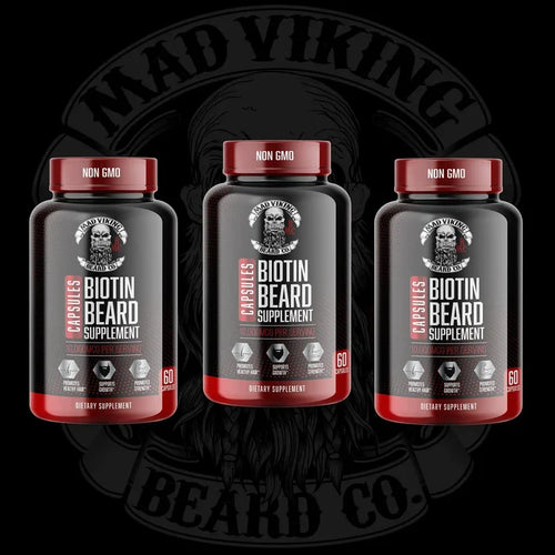 BIOTIN BEARD SUPPLEMENT 3 PACK