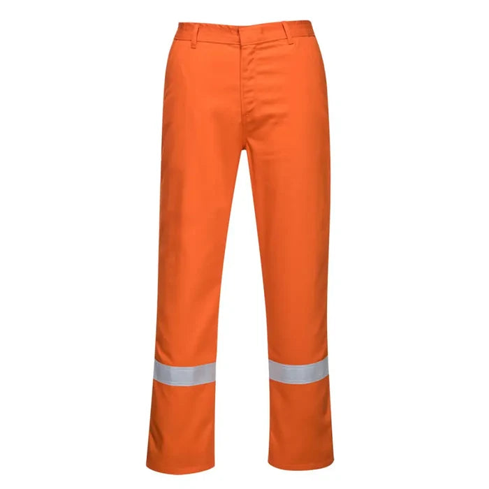 Portwest bizweld work fr trousers with rule pocket and reflective tape
