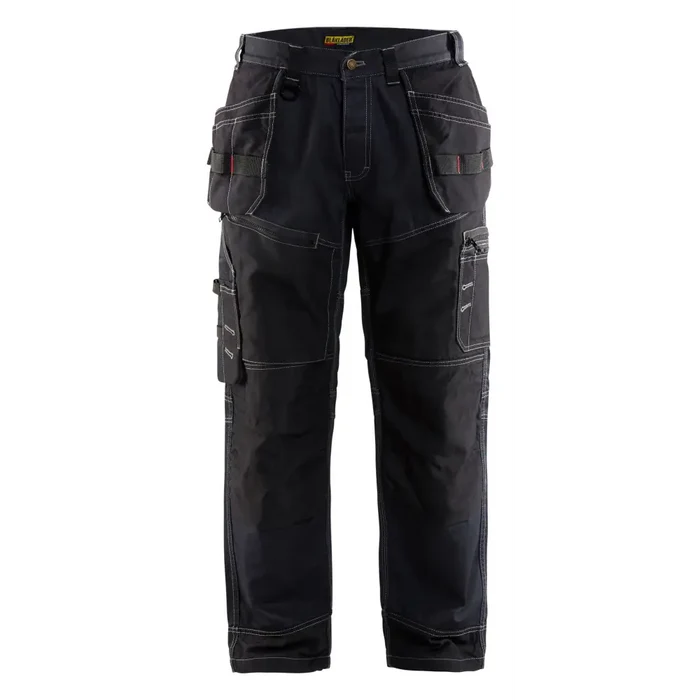 Blaklader denim work trousers with knee pad and nail pockets x1500 15001140