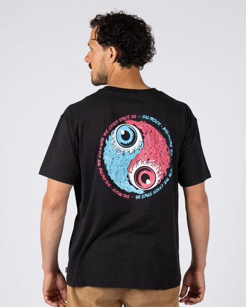 Blink Mens Short Sleeve T-Shirt in Black