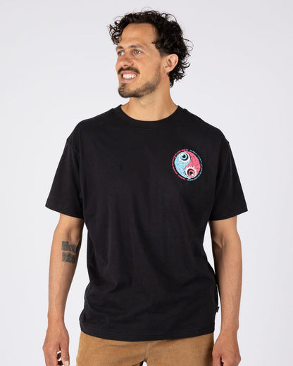 Blink Mens Short Sleeve T-Shirt in Black