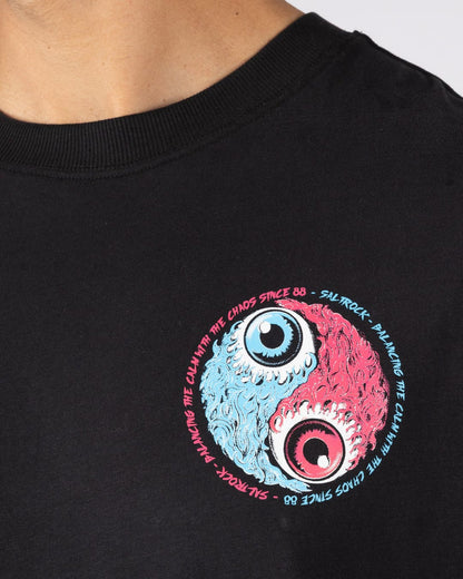 Blink Mens Short Sleeve T-Shirt in Black