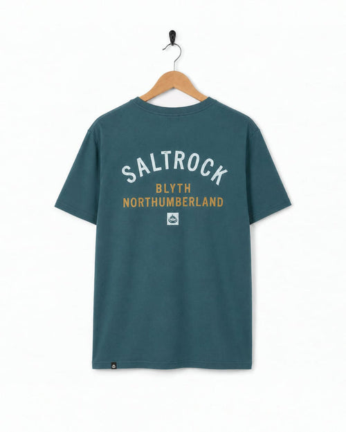 Blyth Mens Location T-Shirt in Teal
