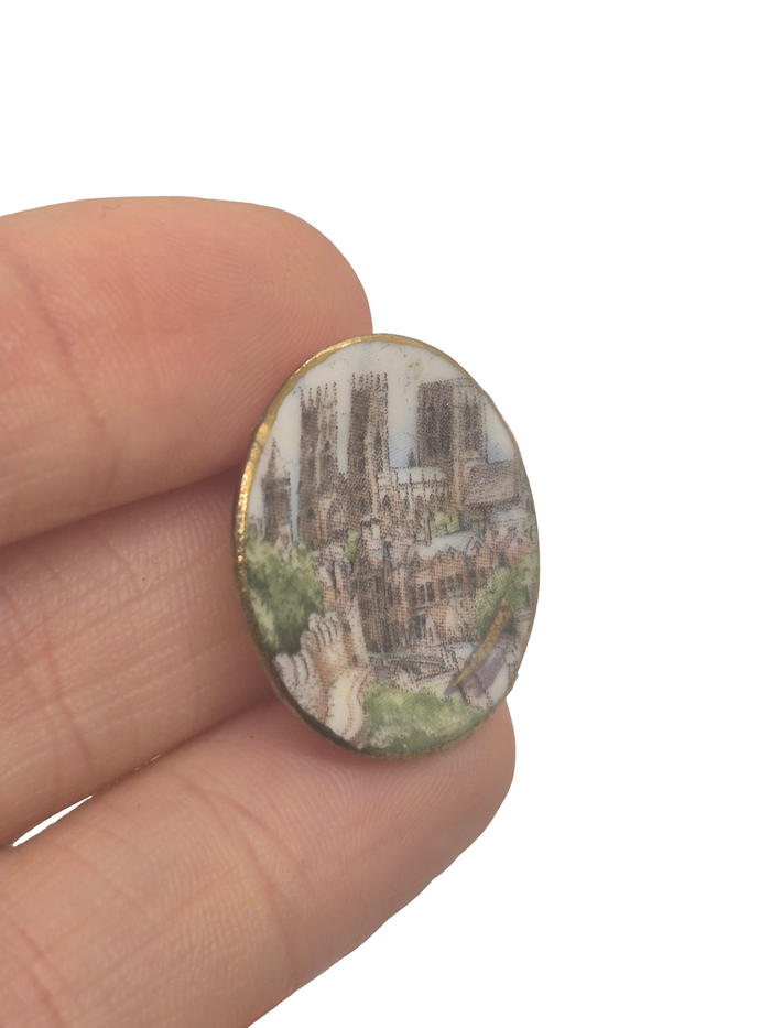 Bob Mack – Castle Imagery on Porcelain Plate