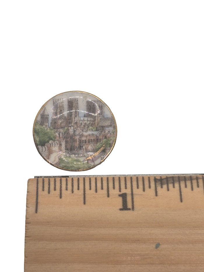 Bob Mack – Castle Imagery on Porcelain Plate
