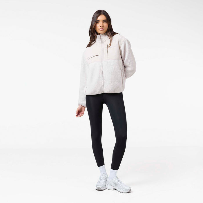 Borg Fleece Tech Jacket | Stone