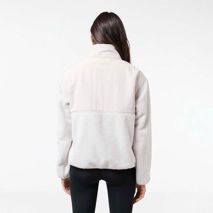 Borg Fleece Tech Jacket | Stone