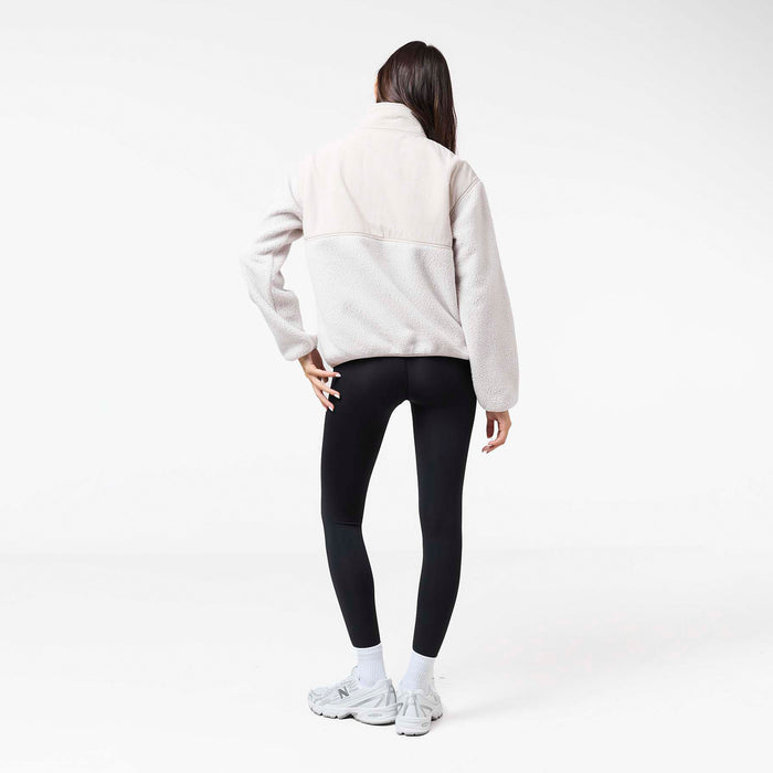 Borg Fleece Tech Jacket | Stone