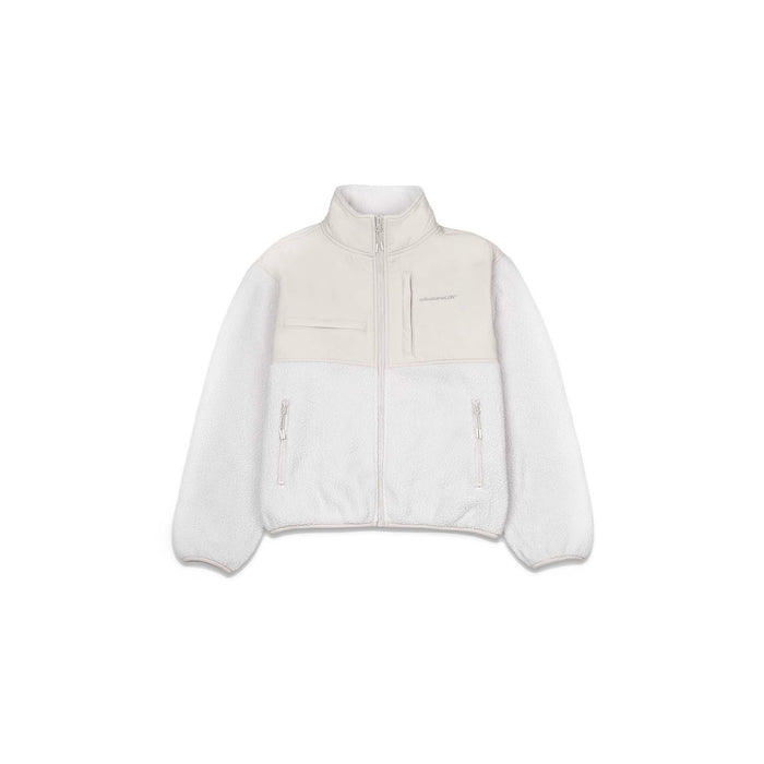 Borg Fleece Tech Jacket | Stone