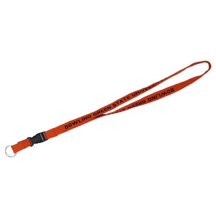 MCM Bowling Green State University Woven Lanyard- Orange