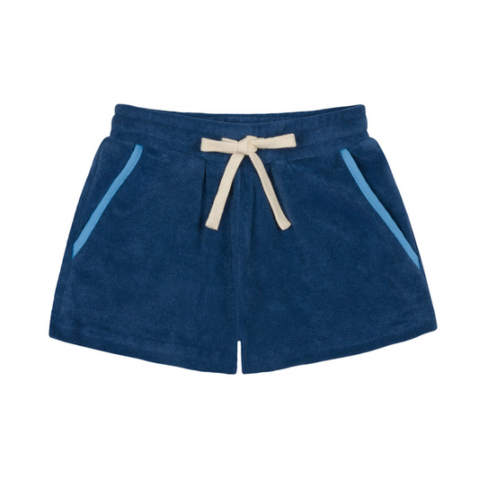 boys newport navy french terry short