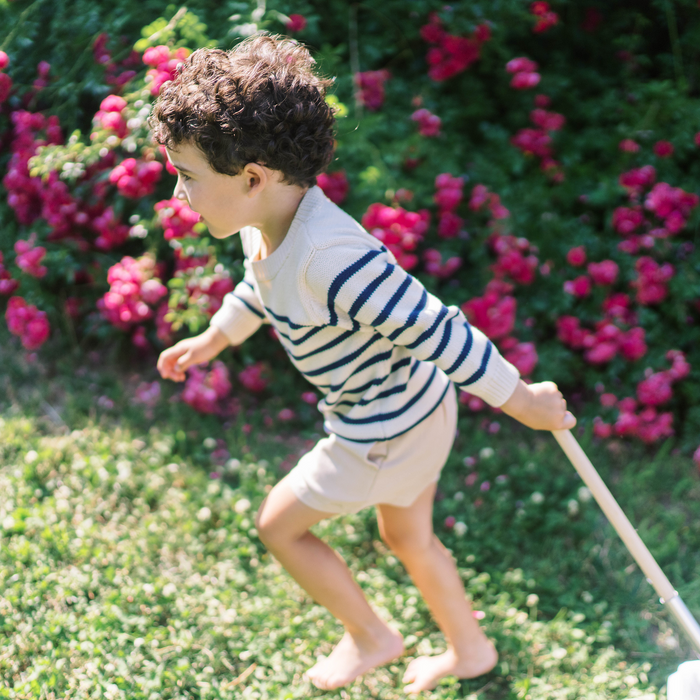 boys tan ultra-soft twill short