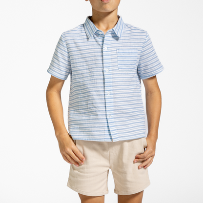 boys tan ultra-soft twill short