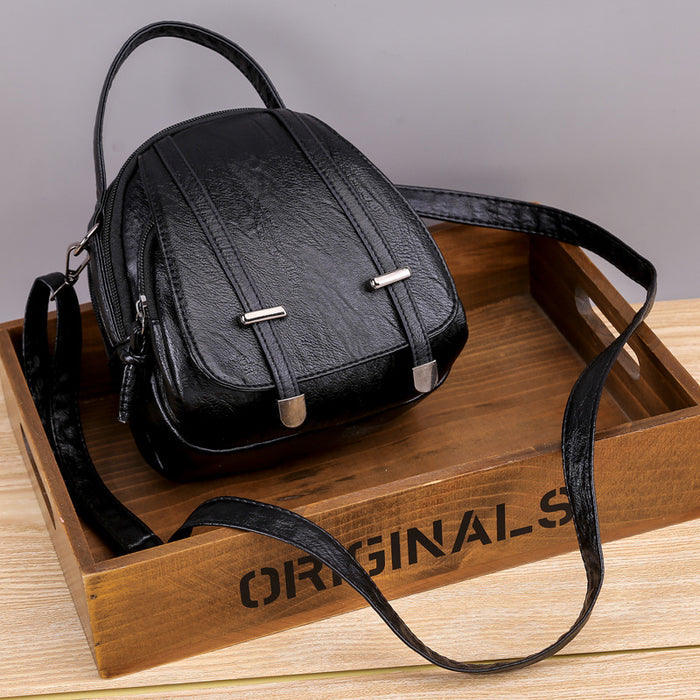 BP825 - Black Messenger Fashion Bag
