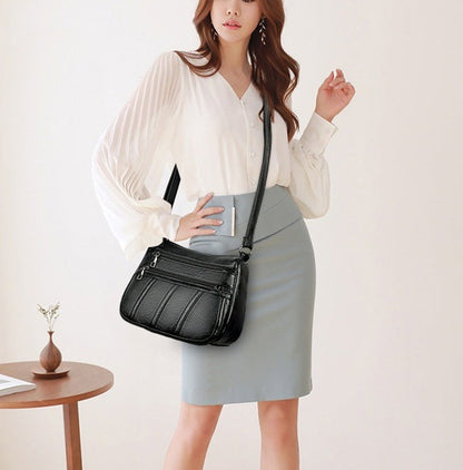 BP828 - Elegant Black Women's Messenger Bag