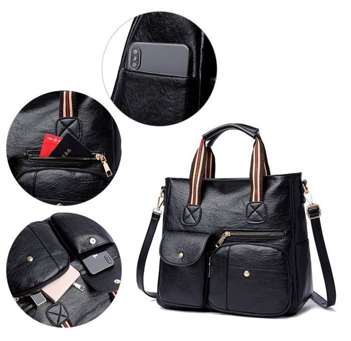 BP830 - Vintage Black Women's Bag