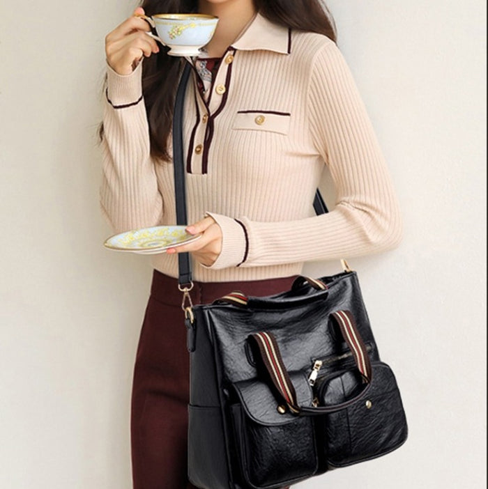 BP830 - Vintage Black Women's Bag