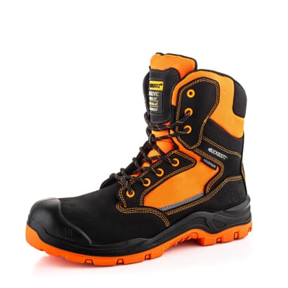 Buckler bvis1 high-visibility composite waterproof safety lace/zip work boot