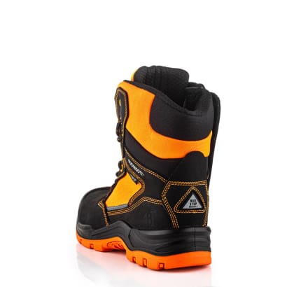 Buckler bvis1 high-visibility composite waterproof safety lace/zip work boot