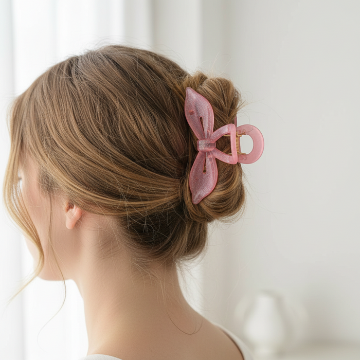 Butterfly Matte Hair Claw Clips 9cm - 12-Piece Bulk Set- Non-Slip Decorative Hair Jaws (QW2365A)