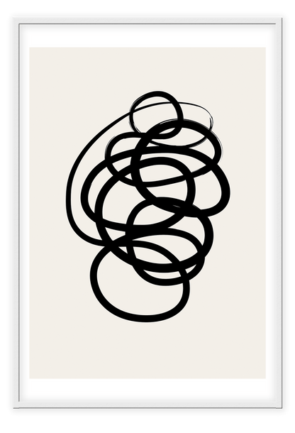 Canvas Print 50x70cm / White Opere Opere Wall Art : Ready to hang framed artwork. Brand