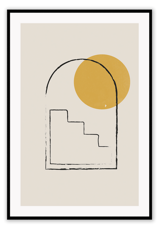 Canvas Print 50x70cm / Black Petra Petra Wall Art : Ready to hang framed artwork. Brand